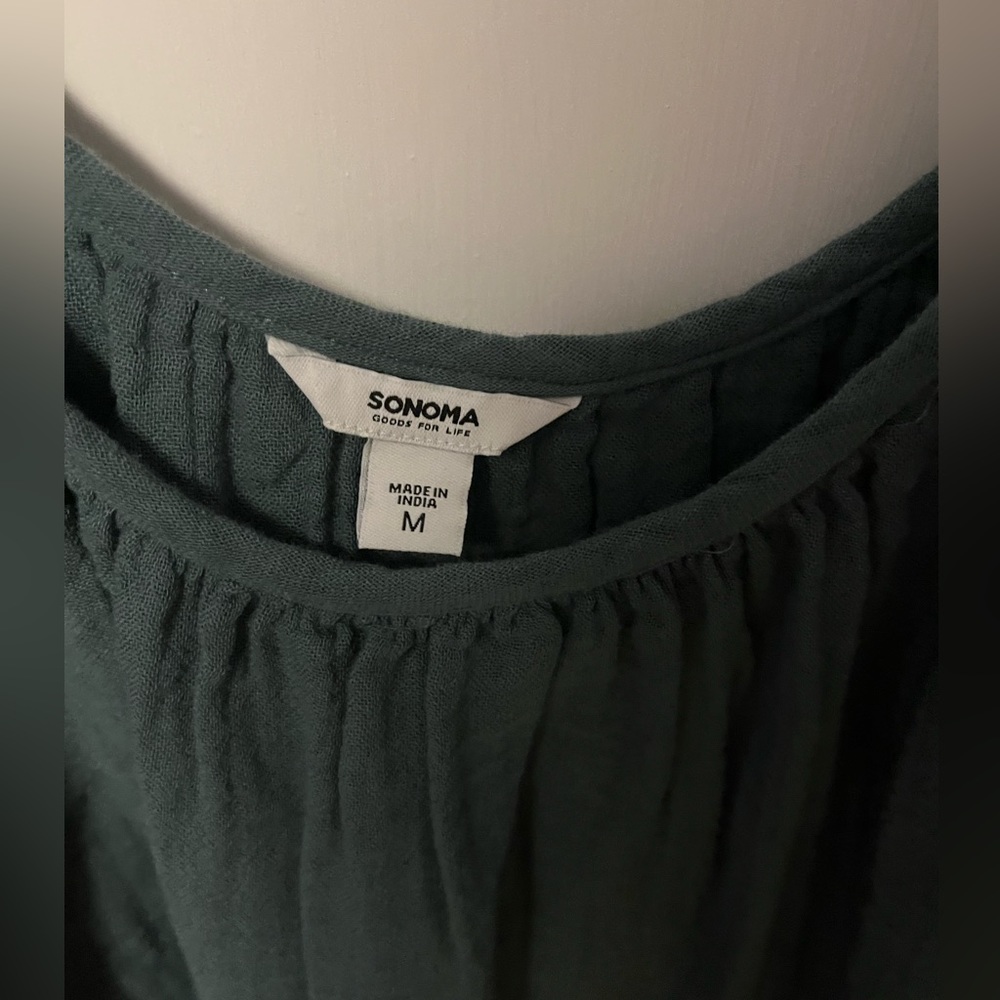 Teal Sonoma blouse size medium